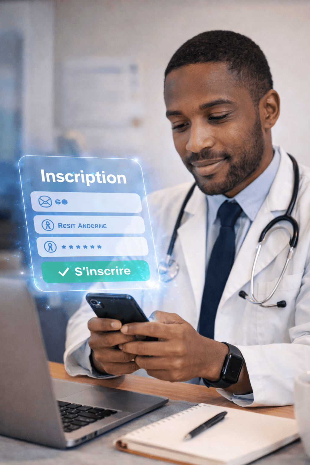 Inscription docteur Doc Chap Santé